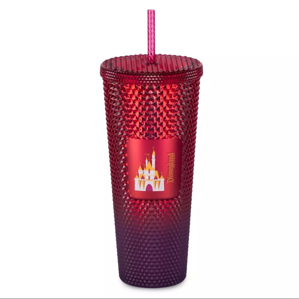 NWT Disneyland Geometric Starbucks® Tumbler with Straw – Red